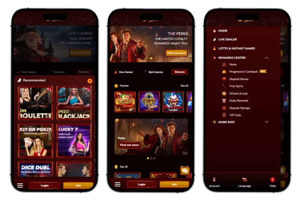 Potter Slots Casino app